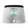 Caleçon Spa - Humour Boxer Gris Idée Cadeau Passion