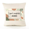 Housse de Coussin Femme Expert Comptable Adorée Design Graphique déco Salon canapé Chambre Cadeau Femme Anniversaire noël Coussin décoratif Motif Floral