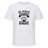 Maillot de Sport Homme Bowlingtrentenaire - T-Shirt Respirant Polyester Manches Courtes - Cadeau Sportif Anniversaire Noël Fête des Pères