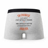 Caleçon Un Gymnaste Aussi Génial - Humour Boxer Gris Idée Cadeau