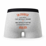 Caleçon Un Gymnaste Aussi Génial - Humour Boxer Gris Idée Cadeau