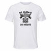 Maillot de Sport Homme Medite Octogenaire - T-Shirt Respirant Polyester Manches Courtes - Cadeau Sportif Anniversaire Noël Fête des Pères