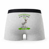 Caleçon Ce Maitre De Stage Têtu comme Un Âne - Humour Boxer Gris Idée Cadeau