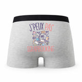 Caleçon Scrapbooking - Humour Boxer Gris Idée Cadeau Passion