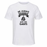 Maillot de Sport Homme Boxe Quinquagenaire - T-Shirt Respirant Polyester Manches Courtes - Cadeau Sportif Anniversaire Noël Fête des Pères