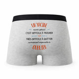 Caleçon Un Yacine Aussi Génial - Humour Boxer Gris Idée Cadeau