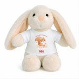 Peluche Lapin Bébé Doudou Mia Princesse Écureuil Cadeau Naissance Fille Nouveau-Né Baby Shower