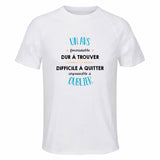 Maillot de Sport Homme pour Un AVS Impossible A Oublier - T-Shirt Respirant Polyester Manches Courtes - Cadeau Sportif Anniversaire Noël Fête des Pères