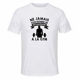 Maillot de Sport Homme sous Estimer Gym 1 Copie 3 Septuagenaire - T-Shirt Respirant Polyester Manches Courtes - Cadeau Sportif Anniversaire Noël Fête des Pères