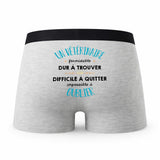 Caleçon Un Veterinaire Formidable - Humour Boxer Gris Idée Cadeau