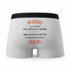 Caleçon Un Gervais Aussi Génial - Humour Boxer Gris Idée Cadeau