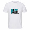 Maillot de Sport Homme Padel Minimaliste - T-Shirt Respirant Polyester Manches Courtes - Cadeau Sportif Anniversaire Noël Fête des Pères