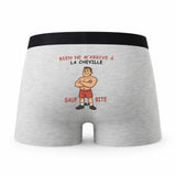 Caleçon sauf Ma Bite - Humour Boxer Gris Idée Cadeau