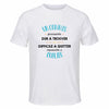 Maillot de Sport Homme pour Un Commis Formidable Blanc - T-Shirt Respirant Polyester Manches Courtes - Cadeau Sportif Anniversaire Noël Fête des Pères