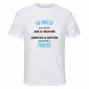 Maillot de Sport Homme pour Un Avocat Formidable Blanc - T-Shirt Respirant Polyester Manches Courtes - Cadeau Sportif Anniversaire Noël Fête des Pères