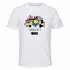 Maillot de Sport Homme Super Bibi - T-Shirt Respirant Polyester Manches Courtes - Cadeau Sportif Anniversaire Noël Fête des Pères