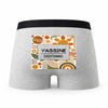 Caleçon Gris Yassine Exceptionnel Cadeau Homme Boxer Humour Papa