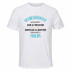 Maillot de Sport Homme pour Un Kinesitherapeute Formidable Blanc - T-Shirt Respirant Polyester Manches Courtes - Cadeau Sportif Anniversaire Noël Fête des Pères