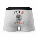 Caleçon Verseau - Humour Boxer Gris Idée Cadeau Passion