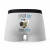 Caleçon Corse - Humour Boxer Gris Idée Cadeau Passion