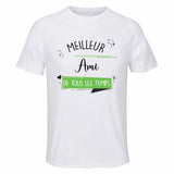 Maillot de Sport Homme Meilleur Ami De Tous Les Temps - T-Shirt Respirant Polyester Manches Courtes - Cadeau Sportif Anniversaire Noël Fête des Pères