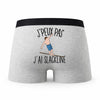 Caleçon Slackline - Humour Boxer Gris Idée Cadeau Passion