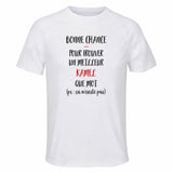 Maillot de Sport Homme pour Kamel Ca n'existe Pas Homme - T-Shirt Respirant Polyester Manches Courtes - Cadeau Sportif Anniversaire Noël Fête des Pères