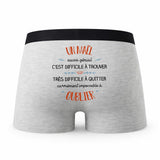 Caleçon Un Mael Aussi Génial - Humour Boxer Gris Idée Cadeau