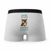 Caleçon Guylaine la Plus Chouette - Humour Boxer Gris Idée Cadeau