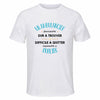 Maillot de Sport Homme pour Un Ambulancier Formidable Blanc - T-Shirt Respirant Polyester Manches Courtes - Cadeau Sportif Anniversaire Noël Fête des Pères