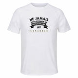 Maillot de Sport Homme Scrabble Septuagenaire - T-Shirt Respirant Polyester Manches Courtes - Cadeau Sportif Anniversaire Noël Fête des Pères