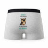 Caleçon Cecilia la Plus Chouette - Humour Boxer Gris Idée Cadeau