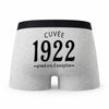 Caleçon Millésime 1922 - Humour Boxer Gris Idée Cadeau Anniversaire