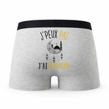 Caleçon Ramadan - Humour Boxer Gris Idée Cadeau Passion