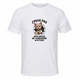Maillot de Sport Homme Yorkshire J'peux Pas - T-Shirt Respirant Polyester Manches Courtes - Cadeau Sportif Anniversaire Noël Fête des Pères