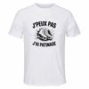Maillot de Sport Homme Patinage J'peux Pas - T-Shirt Respirant Polyester Manches Courtes - Cadeau Sportif Anniversaire Noël Fête des Pères