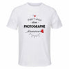 Maillot de Sport Homme Photographe Damour - T-Shirt Respirant Polyester Manches Courtes - Cadeau Sportif Anniversaire Noël Fête des Pères