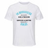 Maillot de Sport Homme pour Un Informaticien Formidable Blanc - T-Shirt Respirant Polyester Manches Courtes - Cadeau Sportif Anniversaire Noël Fête des Pères