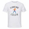 Maillot de Sport Homme Cardio Dance C'est La Vie - T-Shirt Respirant Polyester Manches Courtes - Cadeau Sportif Anniversaire Noël Fête des Pères
