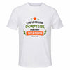 Maillot de Sport Homme Meilleur Dompteur Super Pouvoir Cadeau Anniversaire Noël Fête des Pères T-Shirt Respirant Polyester