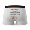 Caleçon Un Antonio Aussi Génial - Humour Boxer Gris Idée Cadeau