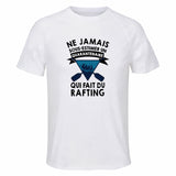 Maillot de Sport Homme Rafting Quarantenaire - T-Shirt Respirant Polyester Manches Courtes - Cadeau Sportif Anniversaire Noël Fête des Pères