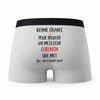Caleçon Corentin ça n'existe Pas Homme - Humour Boxer Gris Idée Cadeau