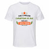 Maillot de Sport Homme Meilleur Chauffeur de Bus Super Pouvoir Cadeau Anniversaire Noël Fête des Pères T-Shirt Respirant Polyester