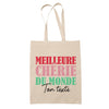 Idée cadeau pratique Saint Valentin Mariage Fiançailles Anniversaire Romantique Amoureux (Sac, Meilleure Chérie)