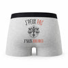 Caleçon Signe Balance - Humour Boxer Gris Idée Cadeau Passion