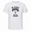 Maillot de Sport Homme Volant Sexagenaire - T-Shirt Respirant Polyester Manches Courtes - Cadeau Sportif Anniversaire Noël Fête des Pères