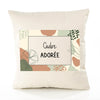 Housse de Coussin Femme Cadre Adorée Design Graphique déco Salon canapé Chambre Cadeau Femme Anniversaire noël Coussin décoratif Motif Floral