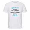 Maillot de Sport Homme pour Un Horloger Formidable Blanc - T-Shirt Respirant Polyester Manches Courtes - Cadeau Sportif Anniversaire Noël Fête des Pères