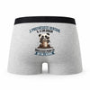 Caleçon Le Prothesiste Dentaire Panda Grain - Humour Boxer Gris Idée Cadeau